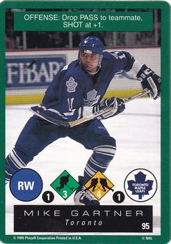1995-96 Playoff One on One Challenge #95 Mike Gartner  Front