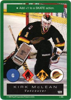 1995-96 Playoff One on One Challenge #101 Kirk McLean  Front
