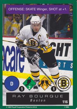 1995-96 Playoff One on One Challenge #116 Ray Bourque  Front