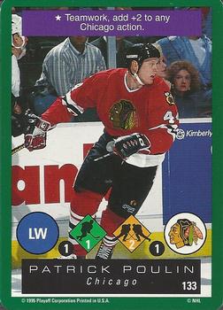 1995-96 Playoff One on One Challenge #133 Patrick Poulin  Front