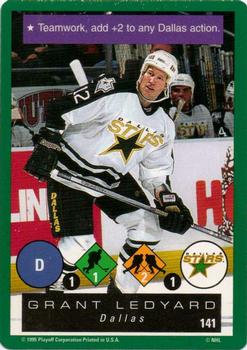 1995-96 Playoff One on One Challenge #141 Grant Ledyard  Front