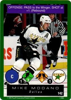 1995-96 Playoff One on One Challenge #142 Mike Modano  Front
