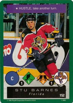 1995-96 Playoff One on One Challenge #152 Stu Barnes  Front