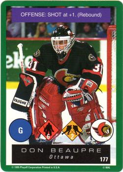 1995-96 Playoff One on One Challenge #177 Don Beaupre  Front