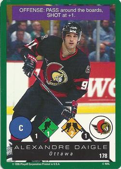 1995-96 Playoff One on One Challenge #178 Alexandre Daigle  Front