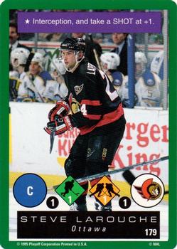 1995-96 Playoff One on One Challenge #179 Steve Larouche  Front