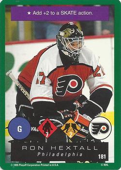 1995-96 Playoff One on One Challenge #181 Ron Hextall  Front