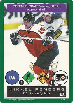 1995-96 Playoff One on One Challenge #183 Mikael Renberg  Front