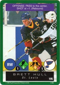 1995-96 Playoff One on One Challenge #195 Brett Hull  Front