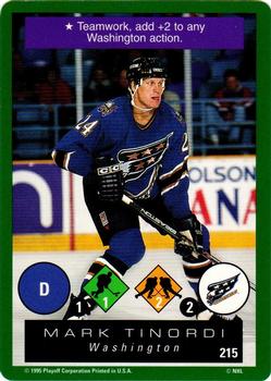 1995-96 Playoff One on One Challenge #215 Mark Tinordi  Front