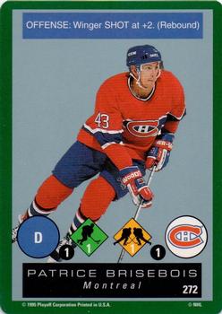 1995-96 Playoff One on One Challenge #272 Patrice Brisebois Front