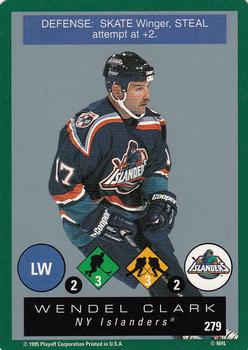 1995-96 Playoff One on One Challenge #279 Wendel Clark Front