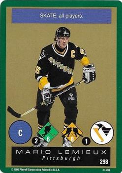 1995-96 Playoff One on One Challenge #298 Mario Lemieux Front