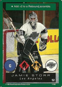 1995-96 Playoff One on One Challenge #52 Jamie Storr  Front