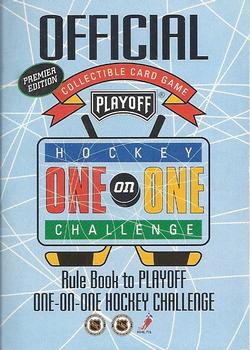 1995-96 Playoff One on One Challenge #NNO Rule Book Front