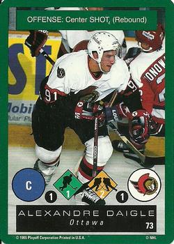 1995-96 Playoff One on One Challenge #73 Alexandre Daigle  Front