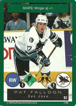 1995-96 Playoff One on One Challenge #82 Pat Falloon  Front
