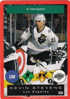 1996-97 Playoff One on One Challenge #333 Kevin Stevens Front
