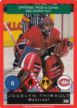 1996-97 Playoff One on One Challenge #336 Jocelyn Thibault Front