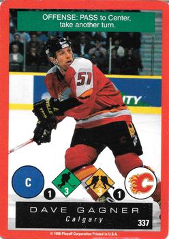 1996-97 Playoff One on One Challenge #337 Dave Gagner Front