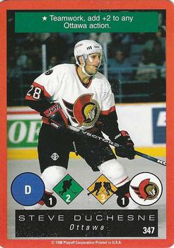 1996-97 Playoff One on One Challenge #347 Steve Duchesne Front
