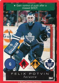 1996-97 Playoff One on One Challenge #364 Felix Potvin Front