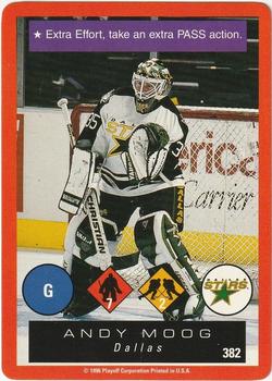 1996-97 Playoff One on One Challenge #382 Andy Moog Front