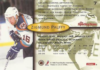 1997 Kenner/Fleer/Upper Deck Starting Lineup Cards #7 Zigmund Palffy Back