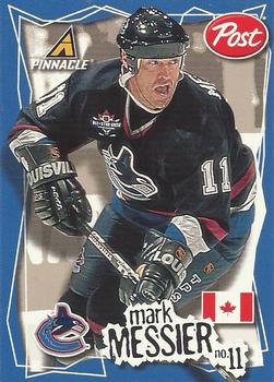 1997 Pinnacle Post #5 Mark Messier  Front