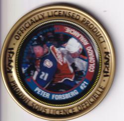 1997-98 Katch/Irwin Medallions - Gold #38 Peter Forsberg  Front