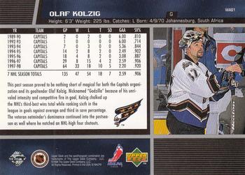 1998-99 Washington Capitals Police #1 Olaf Kolzig  Back
