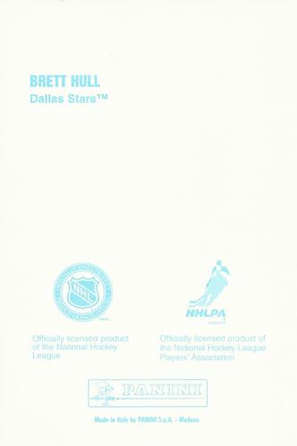 1998-99 Panini Photocards #NNO Brett Hull  Back