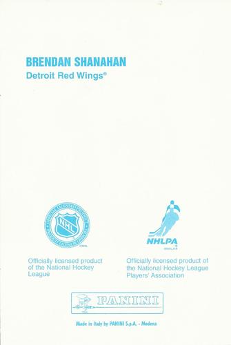 1998-99 Panini Photocards #NNO Brendan Shanahan Back