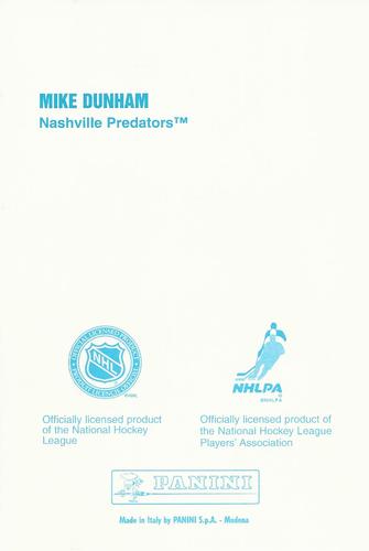 1998-99 Panini Photocards #NNO Mike Dunham Back