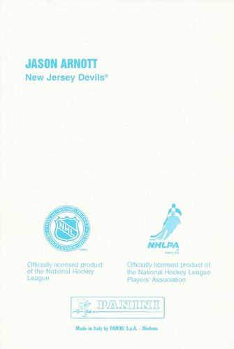 1998-99 Panini Photocards #NNO Jason Arnott Back