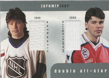 1999-00 Be a Player Memorabilia - Update Double All Star Jerseys #D-1 Jaromir Jagr  Front