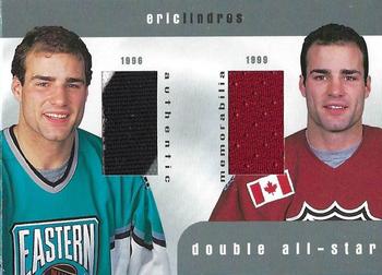 1999-00 Be a Player Memorabilia - Update Double All Star Jerseys #D-2 Eric Lindros  Front