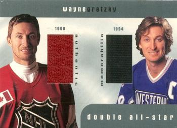 1999-00 Be a Player Memorabilia - Update Double All Star Jerseys #D-9 Wayne Gretzky  Front