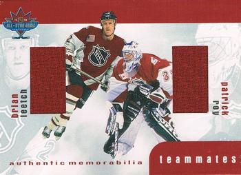 1999-00 Be a Player Memorabilia - Update Teammates Jerseys #TM-21 Patrick Roy / Brian Leetch Front