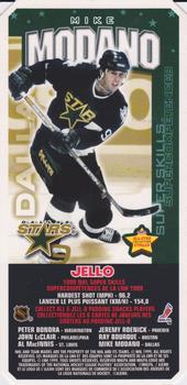 1999-00 Kraft / Post Collection - Jell-O Pudding All-Star Super Skills #NNO Mike Modano  Front