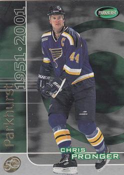 2000-01 Be a Player Memorabilia - Parkhurst 2000 (50th Anniversary) #P-3 Chris Pronger  Front