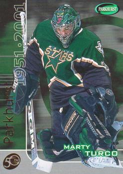 2000-01 Be a Player Memorabilia - Parkhurst 2000 (50th Anniversary) #P-210 Marty Turco  Front