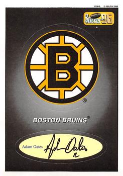 1995-96 Bashan Imperial Super Stickers #5 Boston Bruins / Adam Oates Front