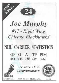 1995-96 Bashan Imperial Super Stickers #24 Joe Murphy Back