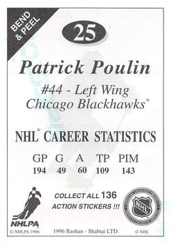 1995-96 Bashan Imperial Super Stickers #25 Patrick Poulin Back