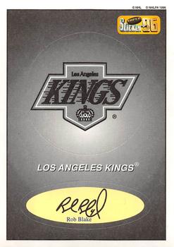 1995-96 Bashan Imperial Super Stickers #56 Los Angeles Kings / Rob Blake Front
