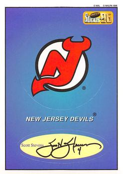 1995-96 Bashan Imperial Super Stickers #68 New Jersey Devils / Scott Stevens Front