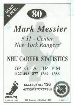 1995-96 Bashan Imperial Super Stickers #80 Mark Messier Back