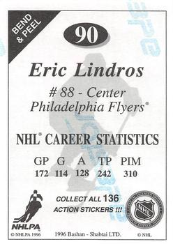1995-96 Bashan Imperial Super Stickers #90 Eric Lindros Back