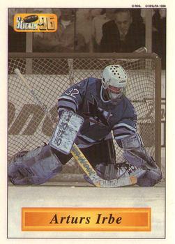 1995-96 Bashan Imperial Super Stickers #108 Arturs Irbe Front